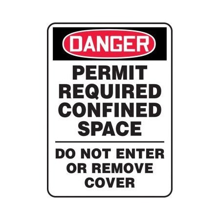 OSHA DANGER SAFETY SIGN PERMIT MCSP120VP